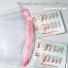 Press On Nail Bottom Cardboard Cards Packaging Bag Square Nail Art Display Photo Props Card False Nail Tips Manicure Tools
