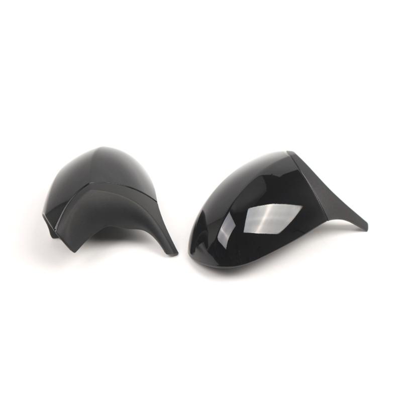 Horn Style Mirror Housing Bullhorn Design Side Mirror Cover 51167205291 51167205292 Replacements for E90 E91 E92 E93