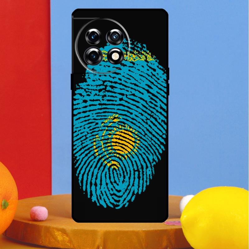 Kazakhstan Flag Art Cover For OnePlus 13 13R 12 12R 11 10 Pro 8T 10T OnePlus Nord CE 3 2 4 Lite N30 N20 N10 Case