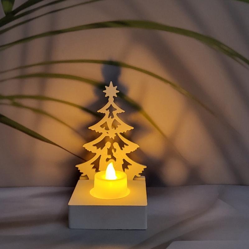 Christmas Tree Candle Holder Mould Candlesticks Silicone Molds Craft Molds