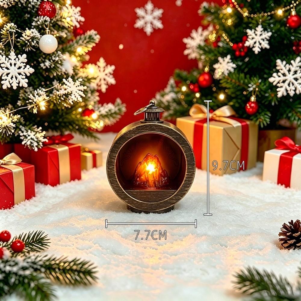 Creative Design Fireplace Lights Glowing Light Simulation Fireplace  Home Decoration