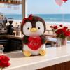 Cute Rose Bear Plush Toy Stuffed Animal Doll Bear in the Cupcakes Funny Two-in-One Valentines Day Birthday Anniversary Present