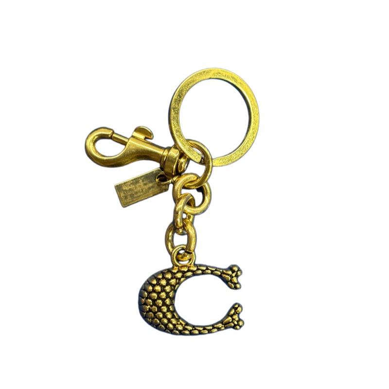 Chaveiros de Letra de Metal Exquisitos Para Mulheres Pingente de Bolsa Y2K Porta-Chaves de Carro Joias Presente Acessórios de Decoração