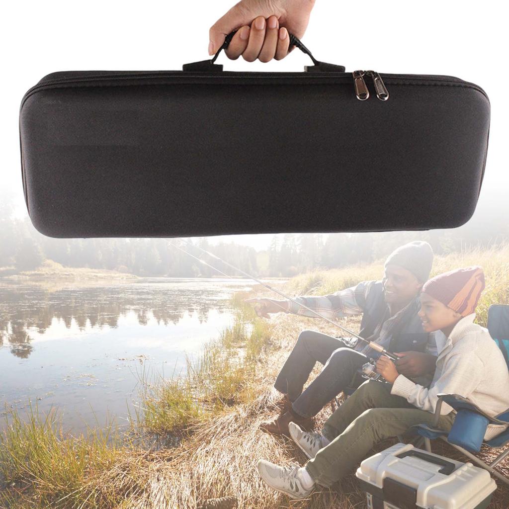 Fishing Tackle Organizers Portable EVA Waterproof Fishing Rod Reel Storage Case Fishing Accessories Tool Bag Easy To Use