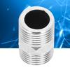 5Pcs 1/2in Stainless Steel Hexagonal Nipple Threaded Pipe Connector Fittings for Water Heating
