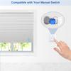 LoraTap Tuya Smart Roller Shutter Curtain Blinds Switch Tubular Motor Percentage Remote Voice Control by Google Home Alexa