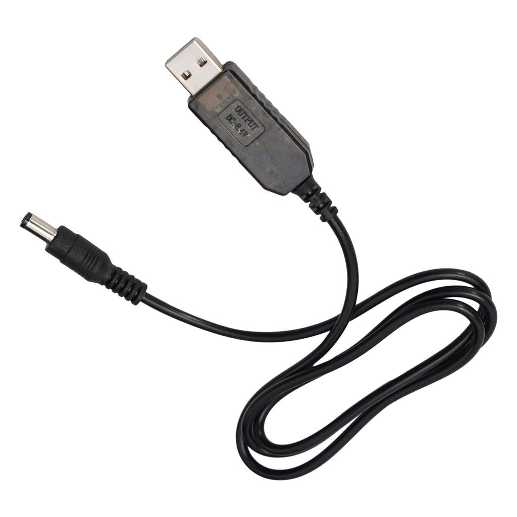 8.4V USB Lithium Battery Charger DC USB Converter Adapter Cable Overvoltage Protection For Vacuum Robot Cordless Adapter