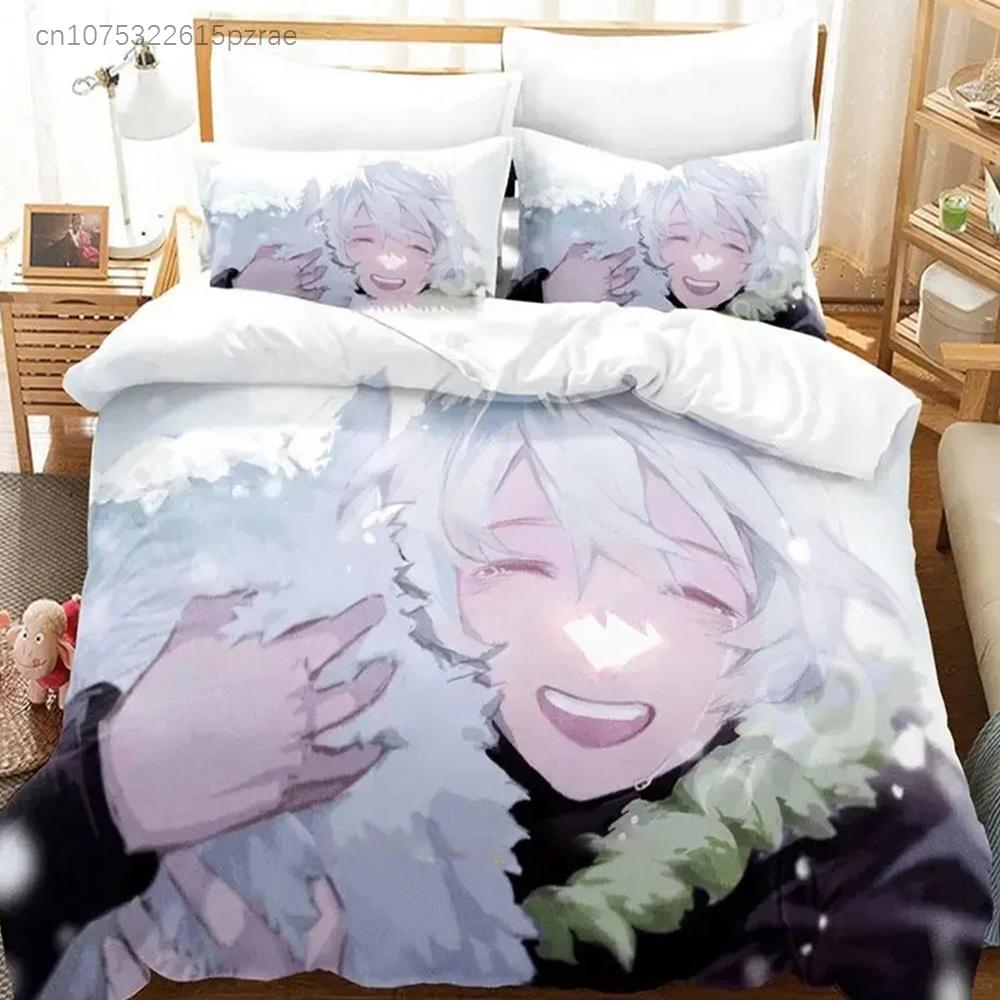 Anime To Your Eternity Bettwäscheset Jungen Mädchen Twin Queen Größe Bettbezug Kissenbezug Bett Kinder Erwachsene Mode Heimtextilien