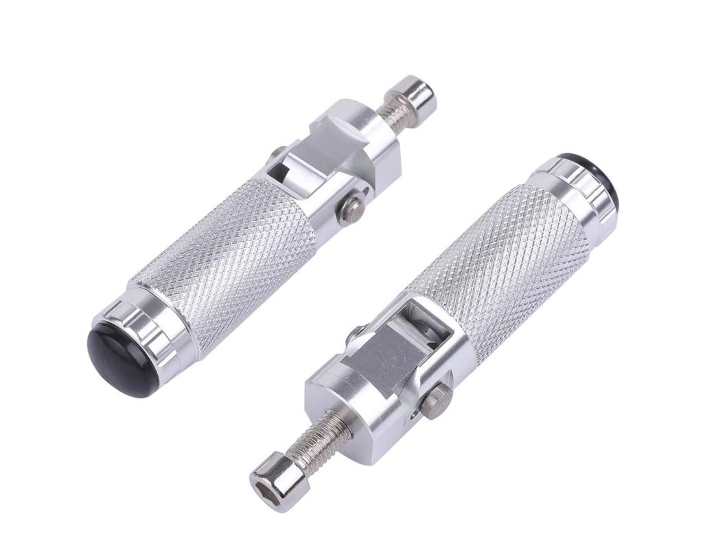 CNC Folding Step Bar, Left and Right Set, 0.3 Inches (8 Mm), M8 Aluminum,