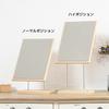 HORIUCHI MIRROR 2WAY Wood Stand Mirror Angle & Height Adjustable Makeup Mirror Interior Birthday Gift