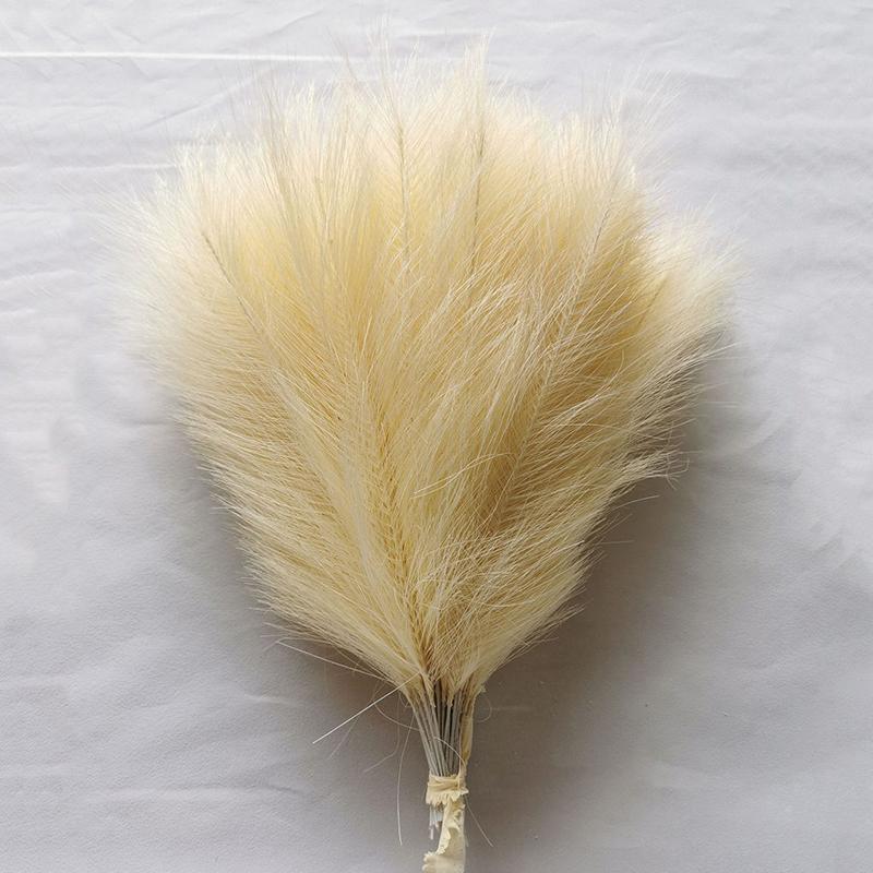 10/20pcs Simulated Reed Feather Pampas Grass Home Porch Wedding Party Garden Decoration Flower Vase DIY Accessories False Plant