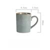 Handgefertigte Retro-Keramiktasse mit hohem ästhetischem Wert Becher Grobkeramik Kaffeetasse