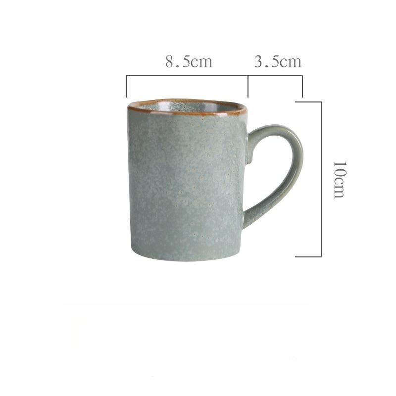 Handgefertigte Retro-Keramiktasse mit hohem ästhetischem Wert Becher Grobkeramik Kaffeetasse