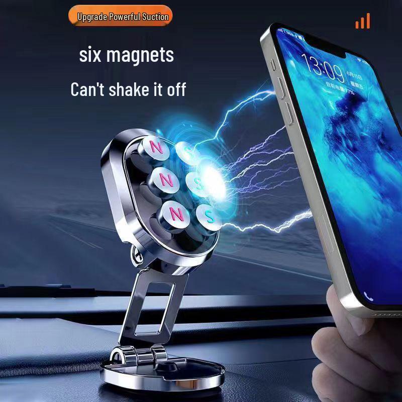 Universal Magnetic 360° Rotating Mini Car Phone Holder