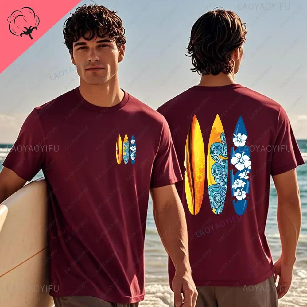 Hawaiian Traditions North Shore Hawaii Surfing Men Women White High Qulaty Cotton Tshirt Comfortable Beachstyle Surf Tee Tops