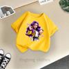 Summer Fashion Girls' Short Sleeved T-shirt Cute Printed Girls' Casual Versatile Top Cross Border