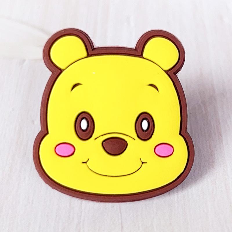 Flower DIY Shoe Buckles: Cartoon Face Decorations for Crocs & Other Hole Shoes