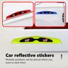 MZD1  4pcs Reflective Car Door Edge Protector Sticker Anti Collision Anti-scratch Strip For Toyota chr Corolla Camry rav4 Yaris GR