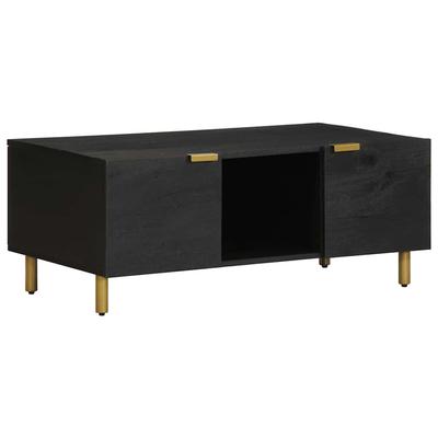 Vidaxl Coffee Table, Black, 100X54X40 Cm, Wood-Based Material