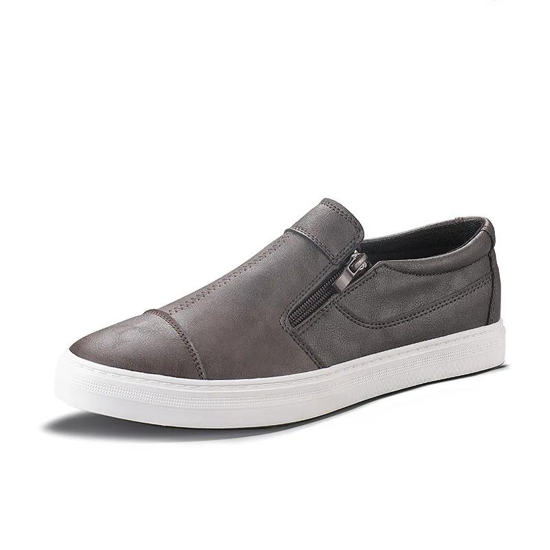

Man Trend High top Leather Casual Luxury Comfortable Loafers Fashion Flats Men Driving for Adult Men 41