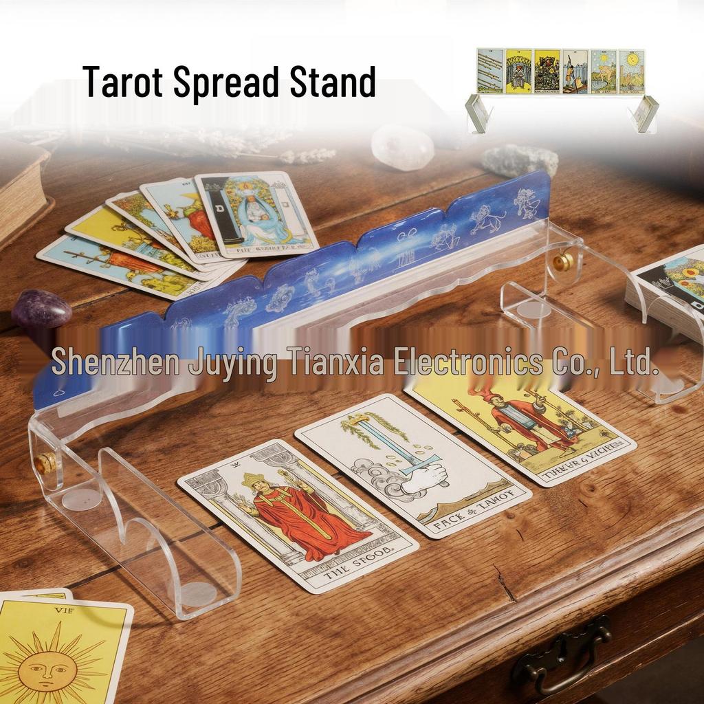 Portable Tarot Card Spread & Game Card Stand for Three Kingdoms Kill - Board & Playing Card Storage Rack