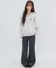 HIGH SCHOOL DISCO Two-Button Pocket Bootcut Pants_Charcoal