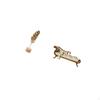 Nordic Abstract Sculpture Metal Figurine Creative Ornament for Table Party Home with Miniature