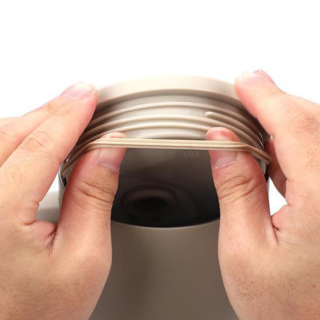 6 ks Pevné silikonové těsnění Náhradní pro víčka 40oz hrnků Kompatibilní s nerezovými lahvemi na vodu