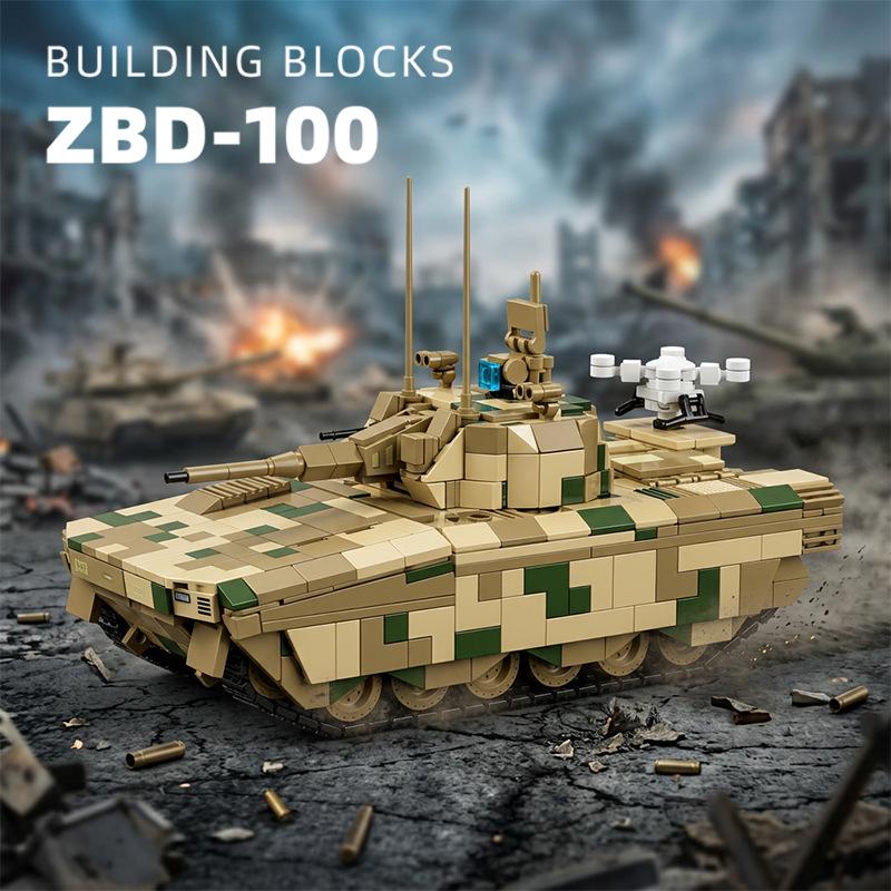 Chinese Tank Military Model 1:35 Scale Assembly Building Blocks MOC Educational Toy for Kids And Collectors