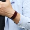 European and American New Bracelets, Retro Hollow Men's Wide Leather Bracelets, Personalized Cycling Accessories