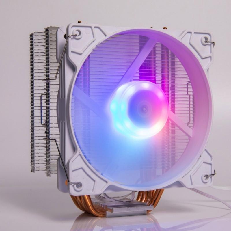 4 Heat Pipe ARGB CPU Air Cooling Fan PWM 4Pin ARGB Cooling Fan For PC Case Computer Hardware Thermal Management