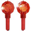 Red Plum Blossom Warning Light Handheld LED Strobe Light Emergency Flashing Light  Engineering