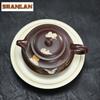 300ml Yixing Purple Clay Teapots Handmade Red-crowned Crane Pot Raw Ore Purple Mud Kettle With Filter Zisha Tea Set Cafes Craft