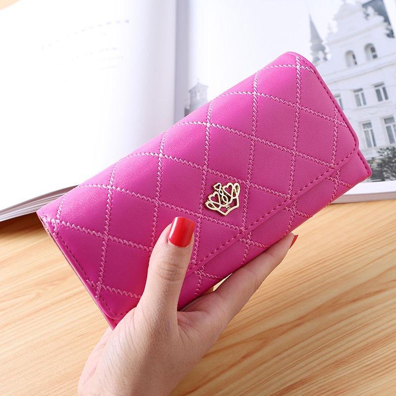2025 Women's Wallet Long Handbag Multi Card Pocket Leather Wallet