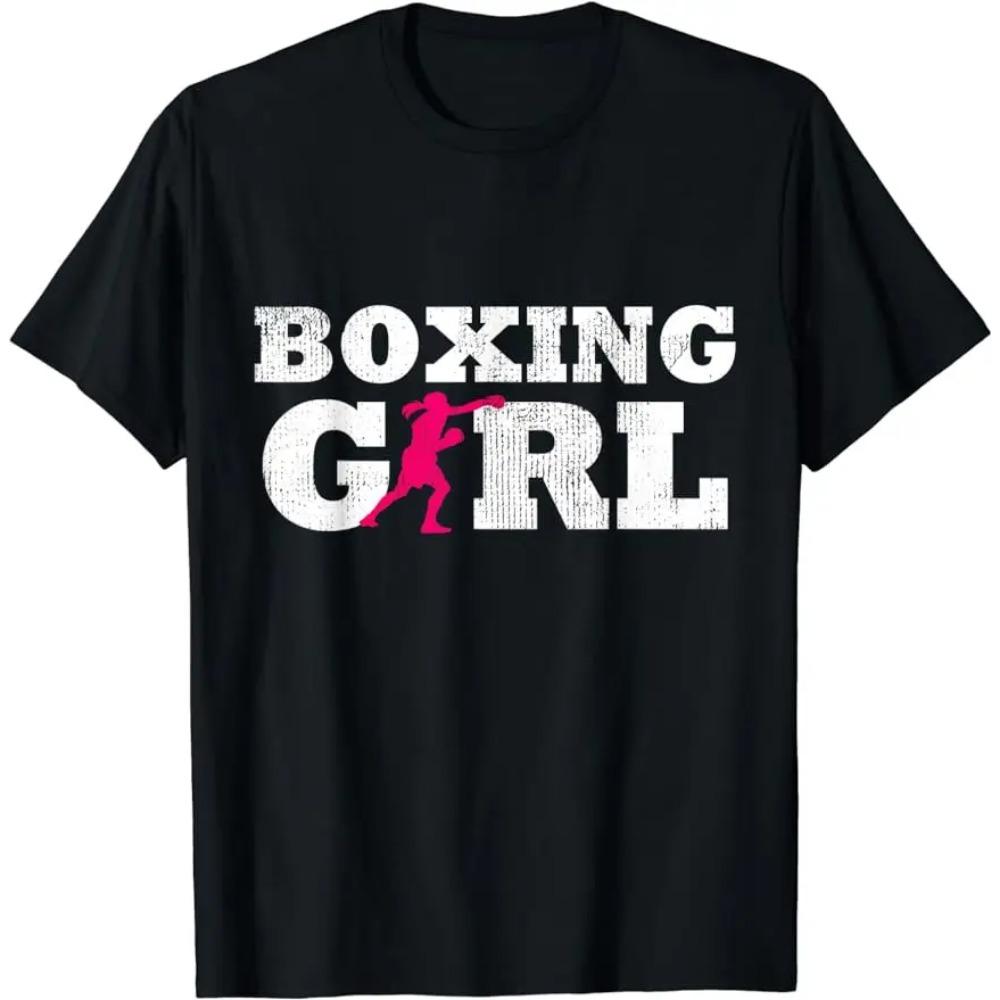 Boxing Lover Gym Boxer Kickboxing Kickboxer Enthusiast T-Shirt Cotton Unisex Style Shirts for Men Clothing
