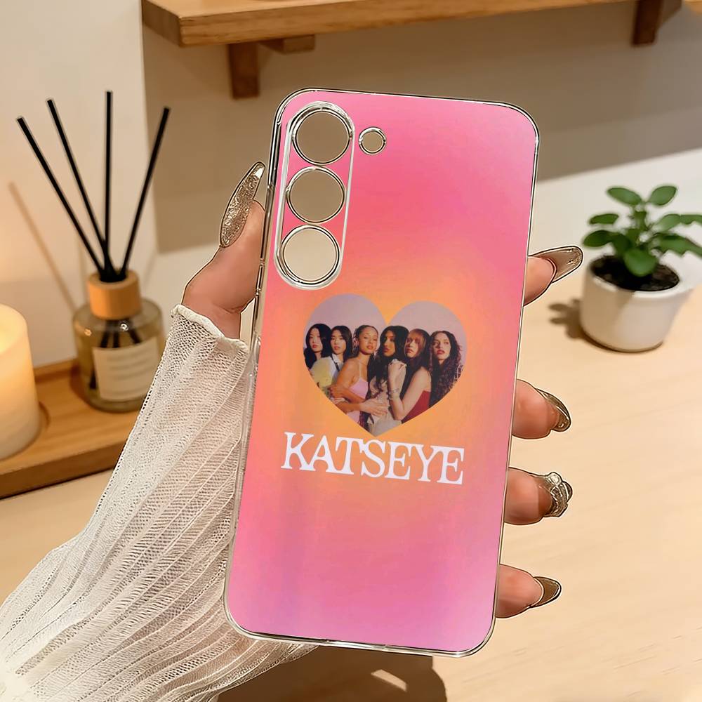Hot Music K-KATSEYE Phone Case For Samsung A10 A12 A31 A40 A70 Transparent Cover