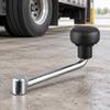 Europese Stijl Trailer Steunwiel Slinger Handvat Handmatig Chroom Afgewerkt Metaal met