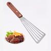Wooden Handle Spatula Fish Turning Shovel Kitchen Pot Shovel Tool Steak Scoop