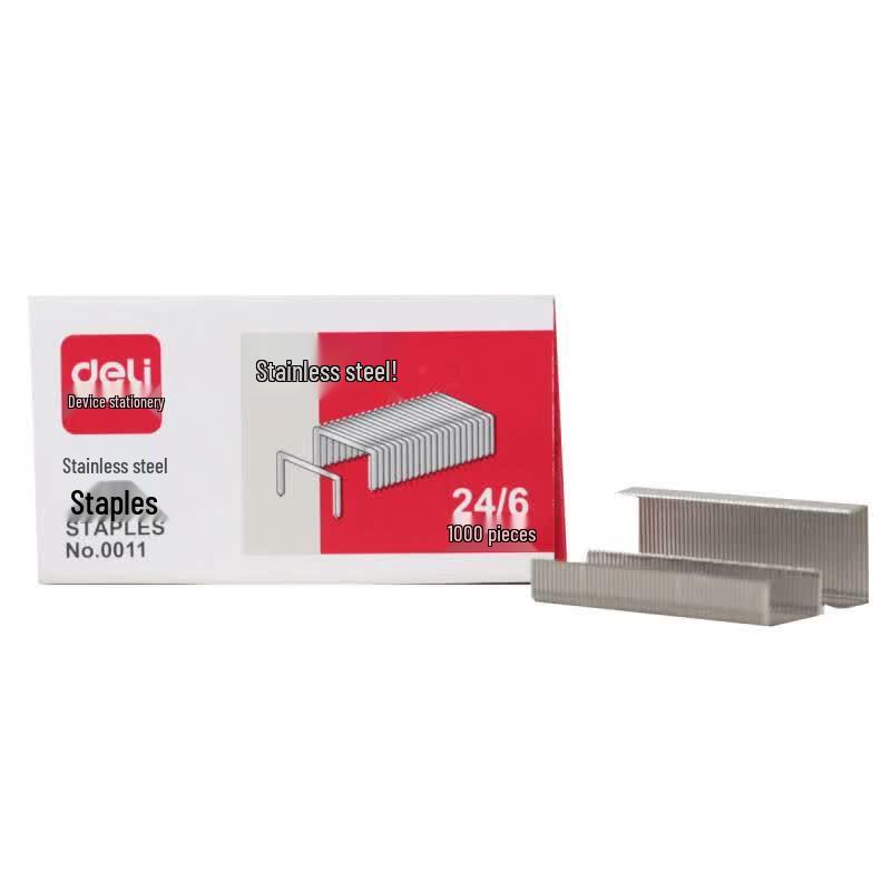 Deli Stainless Steel 24/6 Staples