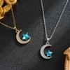 2026 Luxury Star Moon Pendant Necklace - Trendy High-End Simple Clavicle Chain