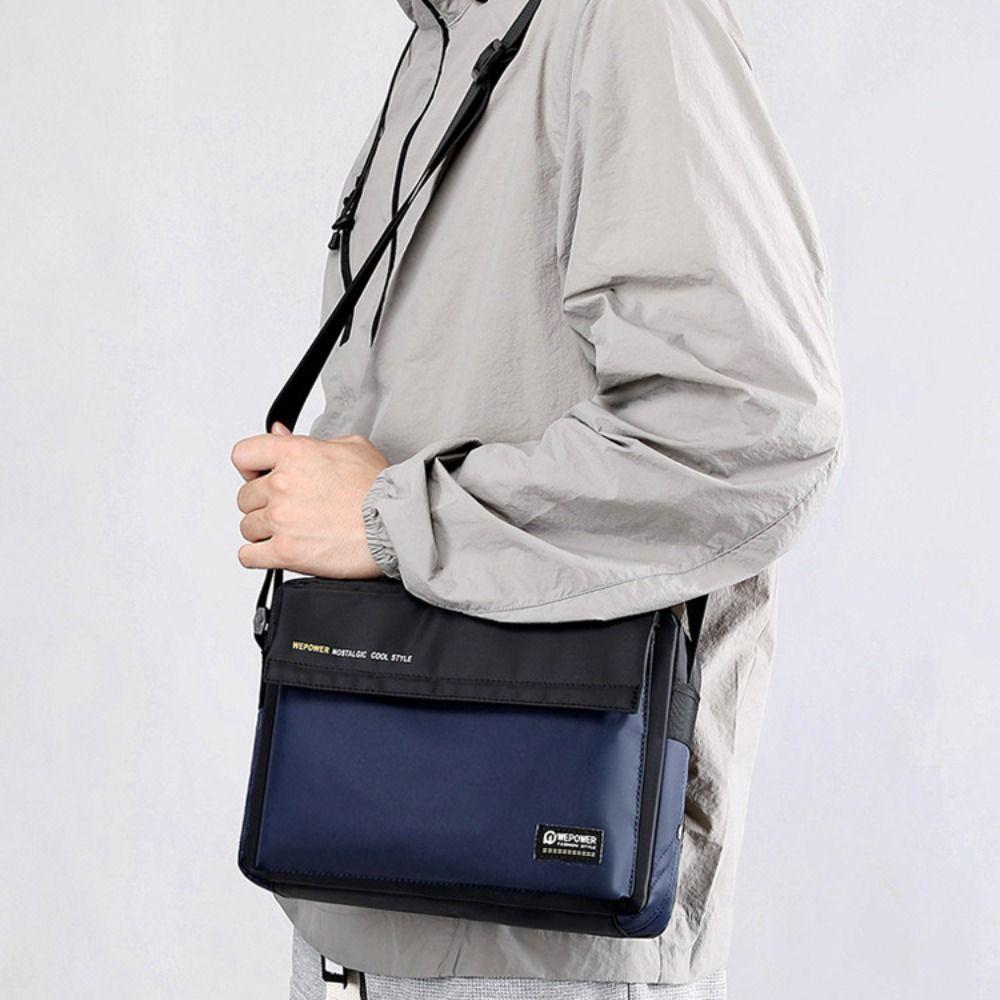 Single Shoulder Man Messenger Bag Large Capacity Nylon Crossbody Bag Men's Shoulder Bag  Camping