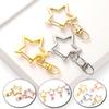 10pcs Swivel Craft Making Solid Color For Bag Keychain Hooks Clips Multifunction Metal Buckles DIY Star Shape Handmade Accessories