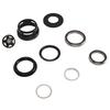 Bike Headset Bike Fork Bowls Set Aluminum Alloy Bike Front Fork Stem Headset for 49.7mm Straight Steerer Frame