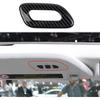 Crosselec Carbon Fiber Sun Visor Vanity Cover Button Trim for Chevrolet Corvette C8 2020-2025