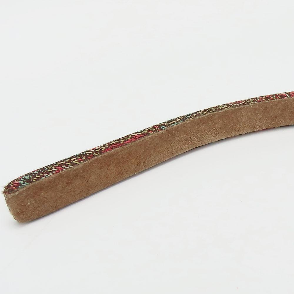 Used ETRO Other accessories Katyusha cotton/Suede Brown multicolor Paisley Pattern
