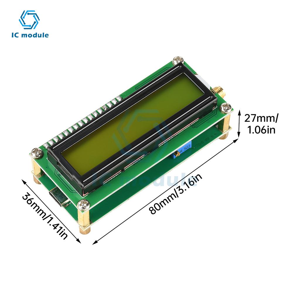 DC 4.5V-5.5V 2.7G Simple RF Power Meter 5kHz-2700MHz Digital LCD Wideband Spatial Signal Detection Meter Type C