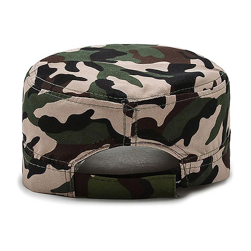 Camouflage Baseball Cap Hat Men Women Tactical Flat Cap Hat Outdoor Sports