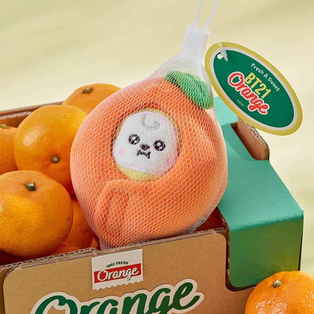 BT21 CHIMMY Baby Orange Party Plush Keychain