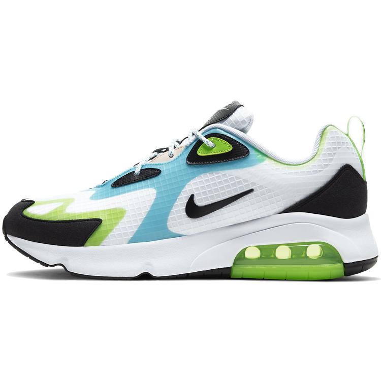 New Nike Air Max 200 White Electric Green Oracle Aqua CJ0575-101