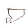 Iron Plating Bronze Wall Mount Stemware Hanging Wine Glass Rack Holder Shelf